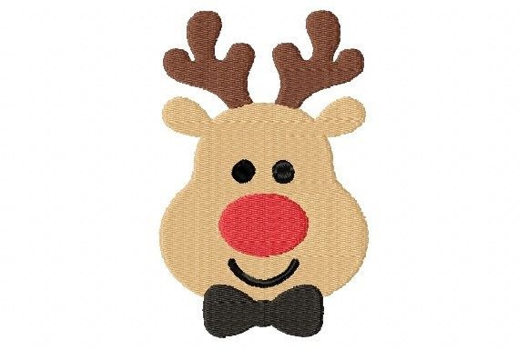 Christmas Boy Reindeer Face Design Review