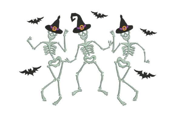 Dancing Skeletons: A Designer's Take on Creative Fabrica Embroidery