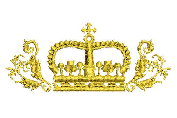 Golden Royal Crown Embroidery Review for Boutique Apparel