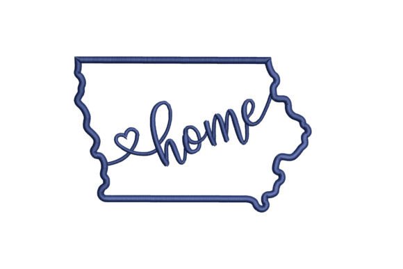 Iowa Home USA States Embroidery Review