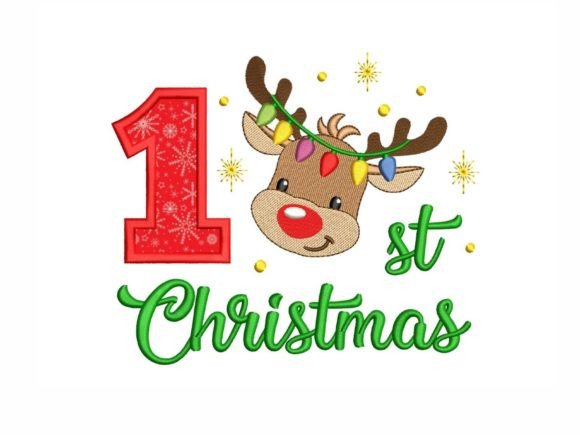 My 1st Reindeer Christmas Applique Review