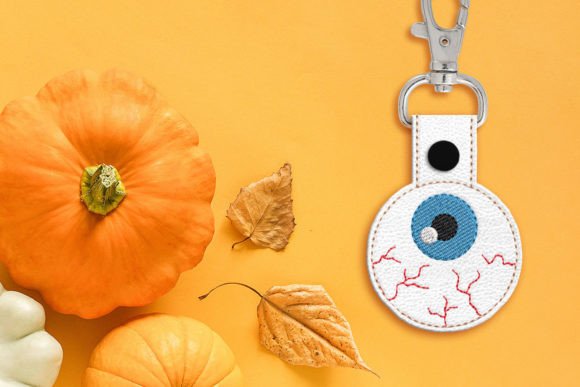 Realistic Eyeball ITH Key Fob Applique Review